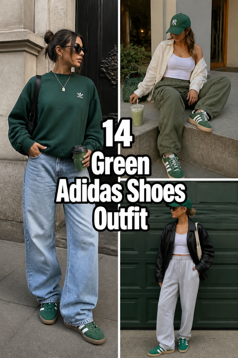 🍀 14 Green Adidas Shoes Outfit