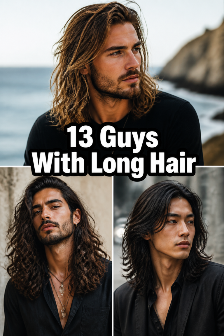 🦁 13 Guys With Long Hair