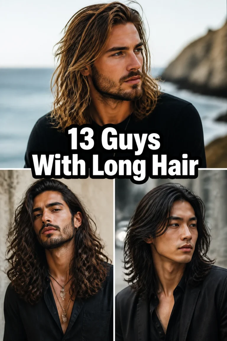 🦁 13 Guys With Long Hair