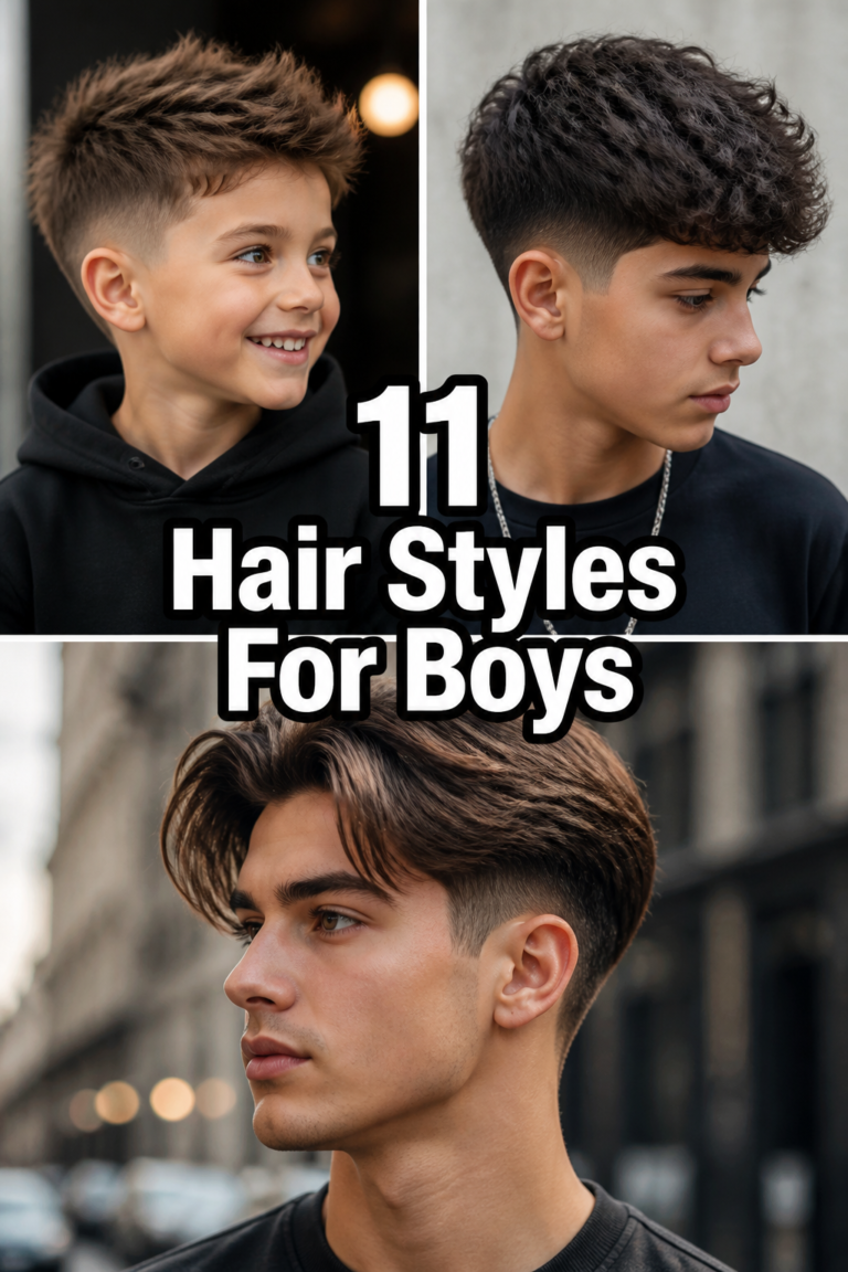 💇‍♂️ 11 Hair Styles For Boys