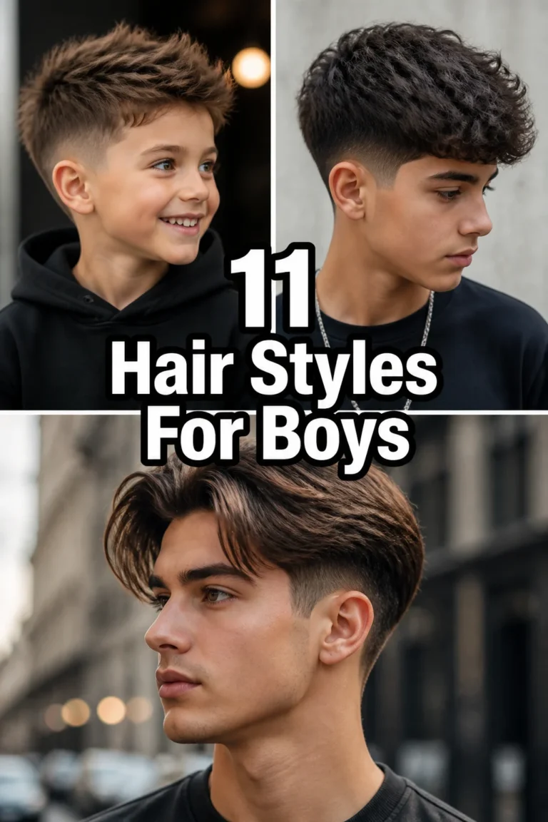 💇‍♂️ 11 Hair Styles For Boys