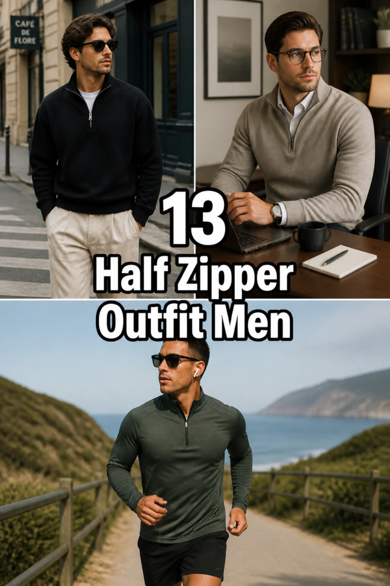 👕 13 Half Zipper Outfit Men