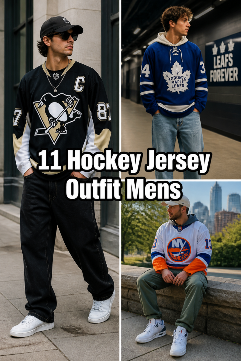 🏒 11 Hockey Jersey Outfit Mens