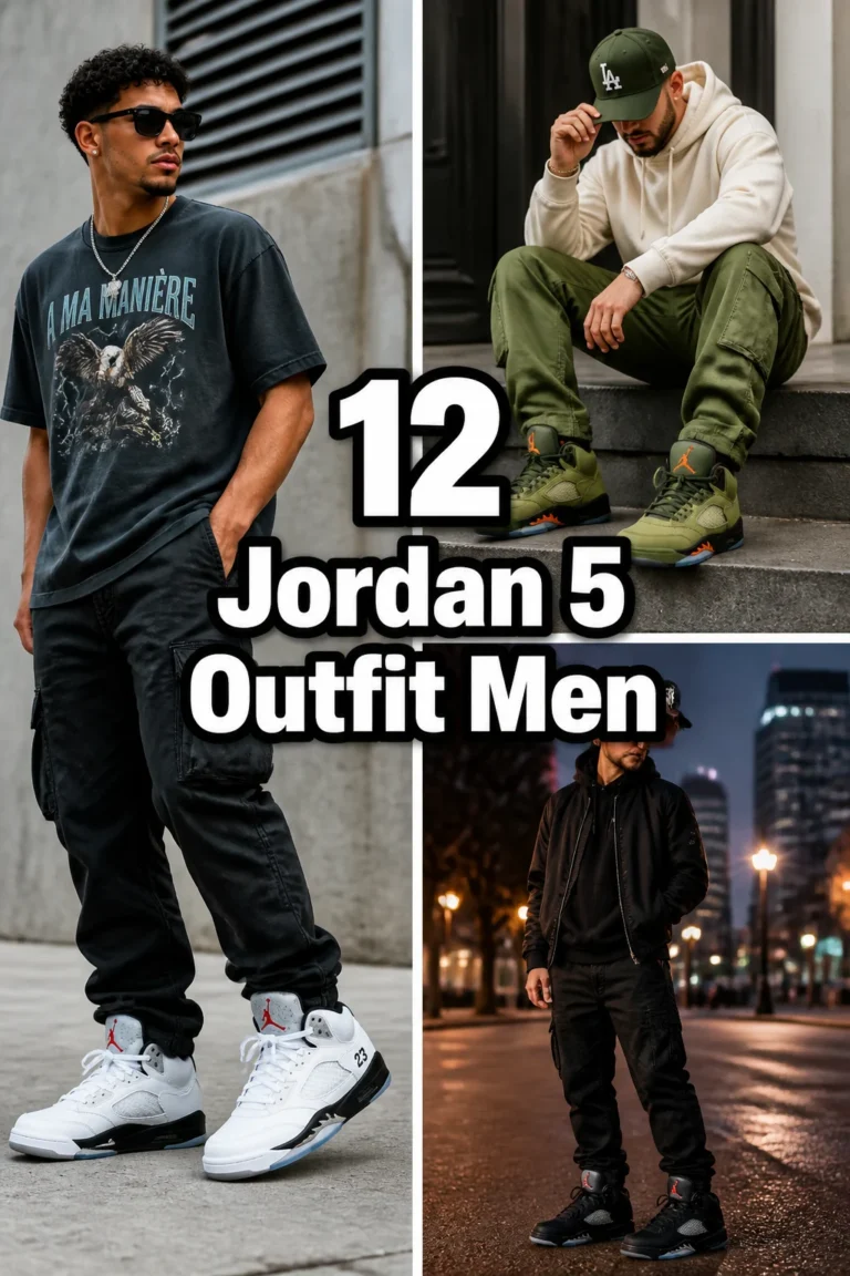 🔥 12 Jordan 5 Outfit Men