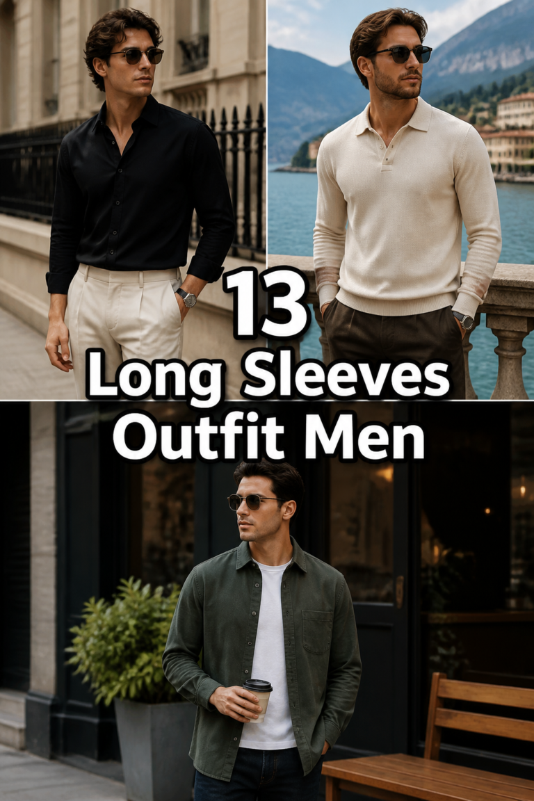 👕 13 Long Sleeves Outfit Men