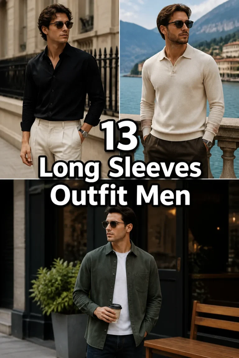 👕 13 Long Sleeves Outfit Men