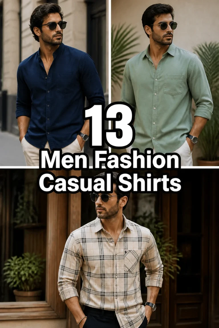 👕 13 Men Fashion Casual Shirts