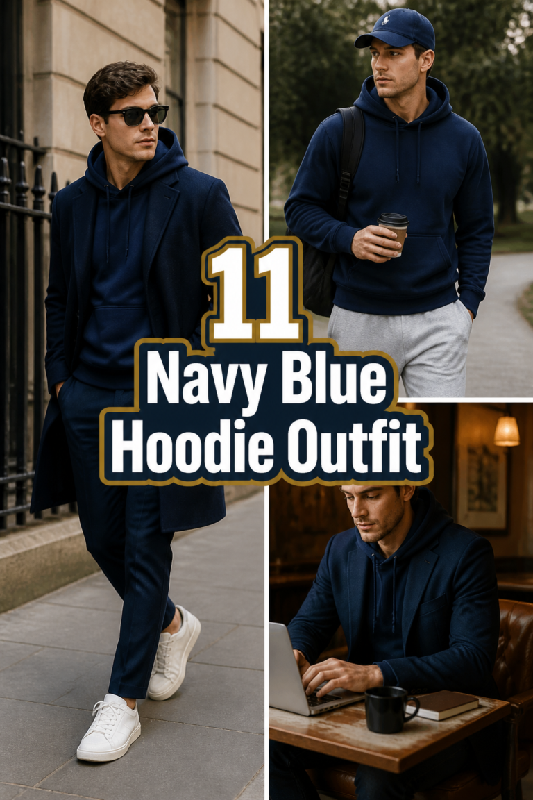 🧥 11 Navy Blue Hoodie Outfit