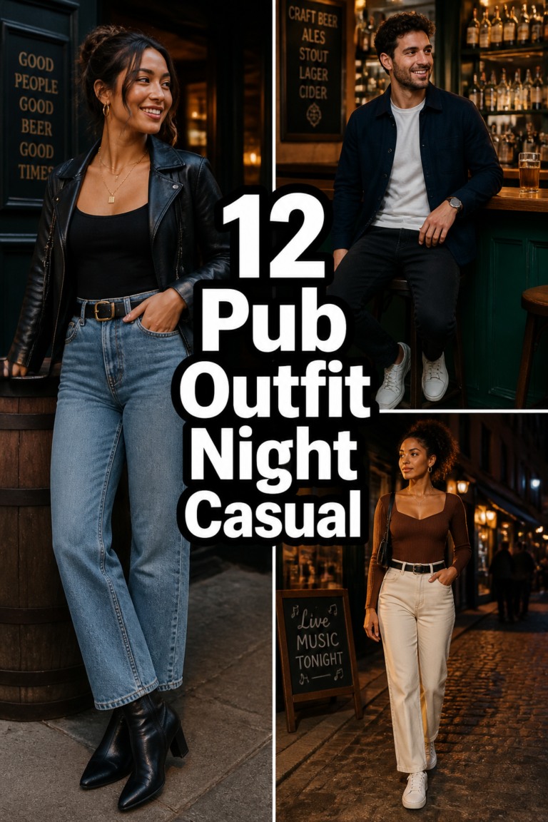 🍻 12 Pub Outfit Night Casual