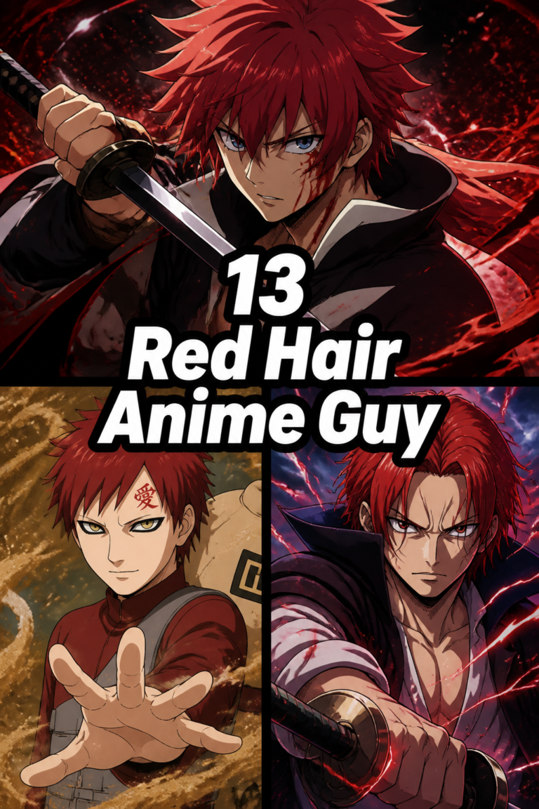 🔥 13 Red Hair Anime Guy