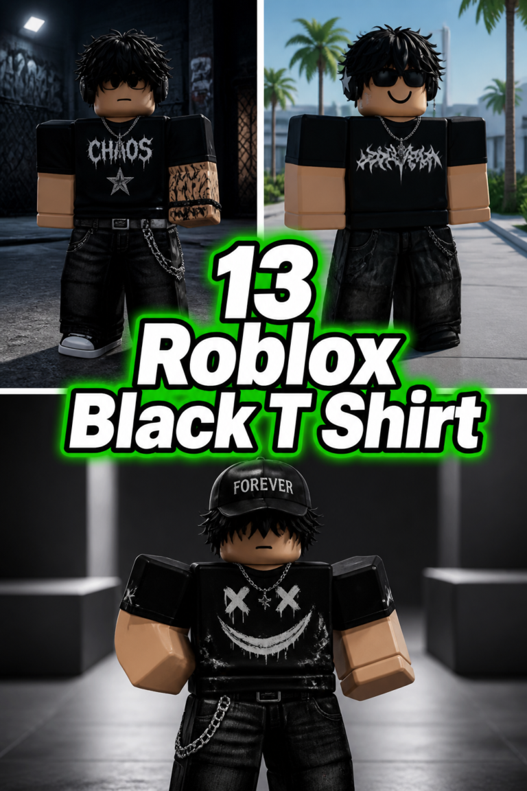 🎮 13 Roblox Black T Shirt