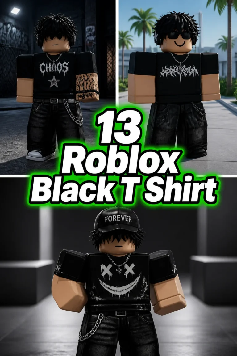 🎮 13 Roblox Black T Shirt