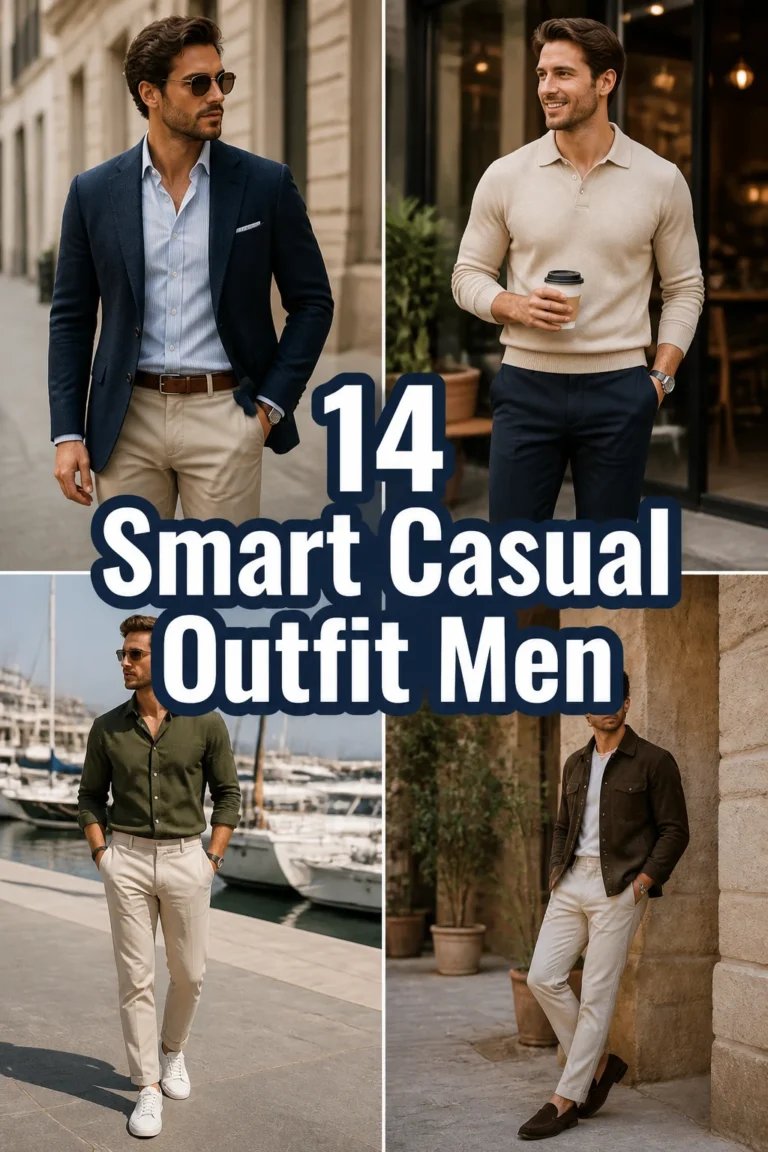 🧥 14 Smart Casual Outfit Men