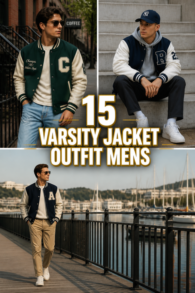 🏆 15 Varsity Jacket Outfit Mens