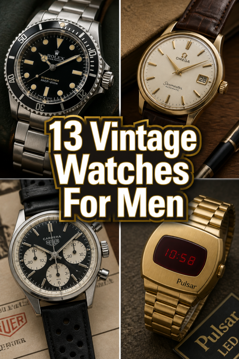 ⌚ 13 Vintage Watches For Men