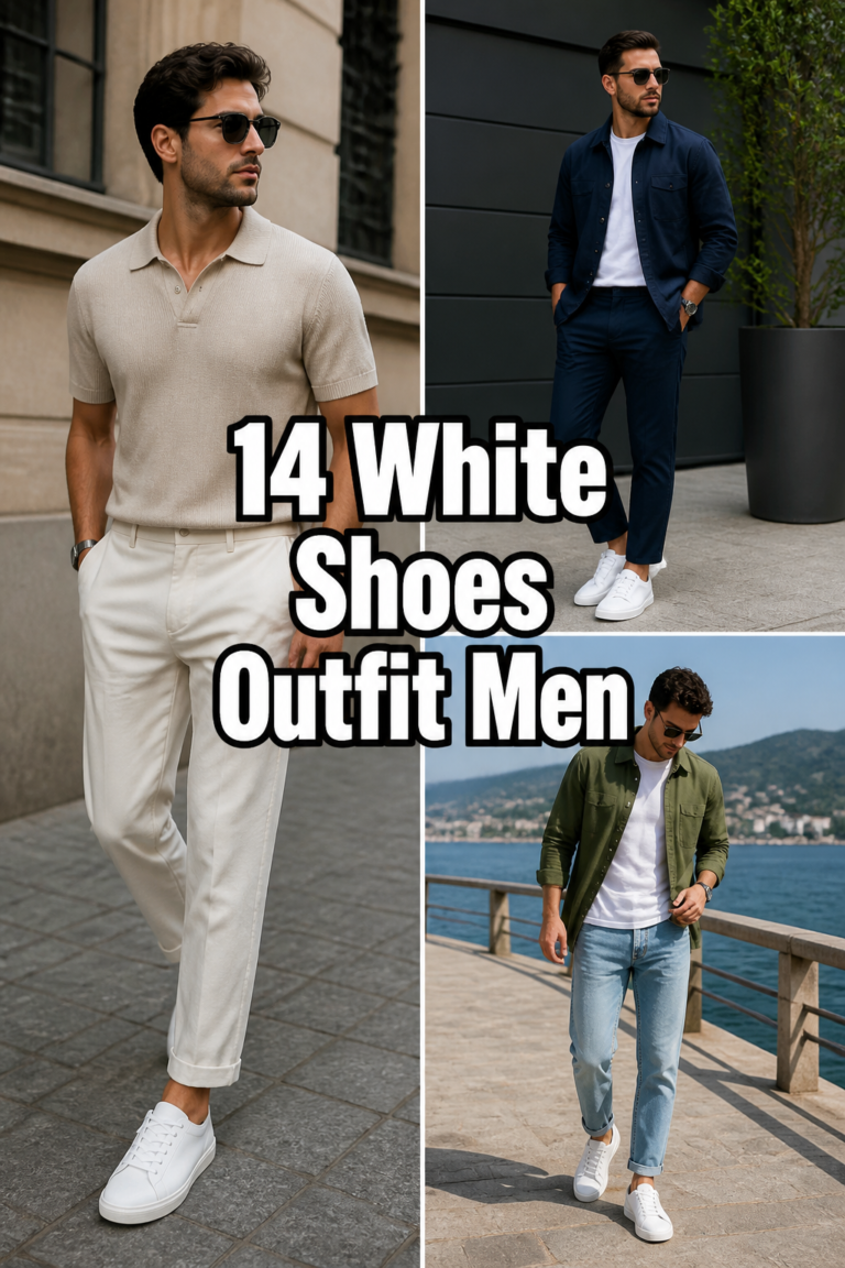 👟 14 White Shoes Outfit Men